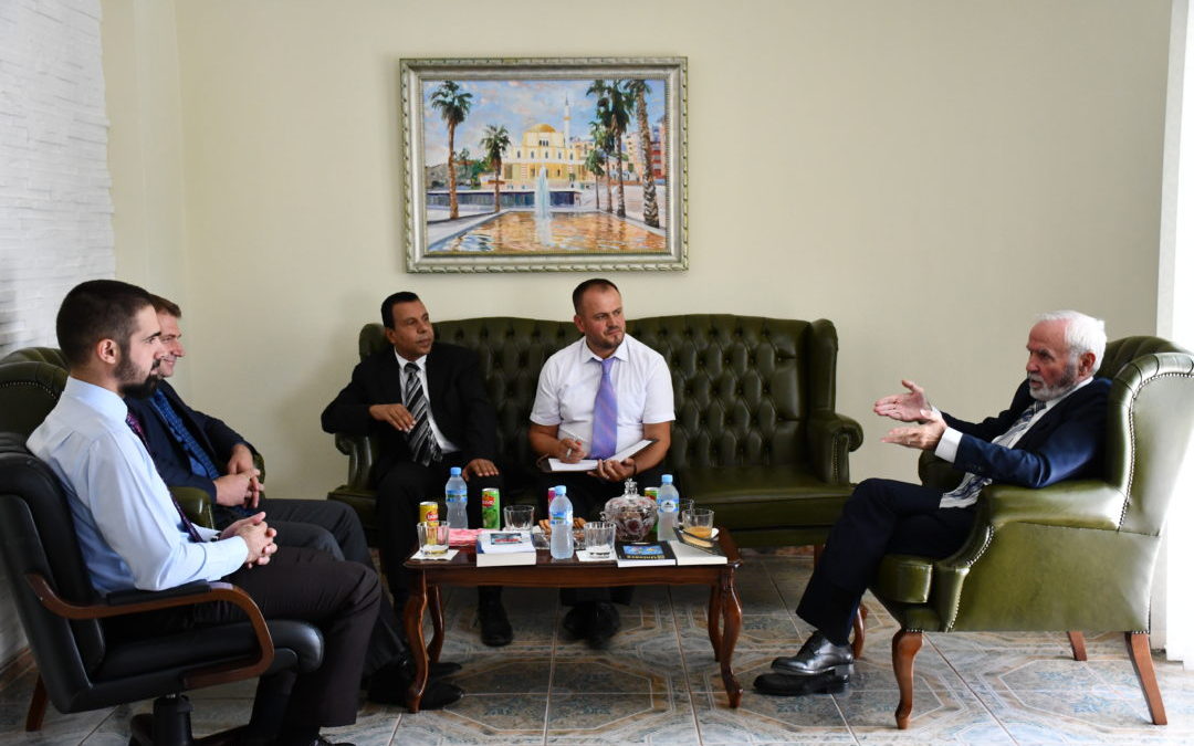 Drejtues të AIITC presin një delegacion të Ambasadës së Palestinës