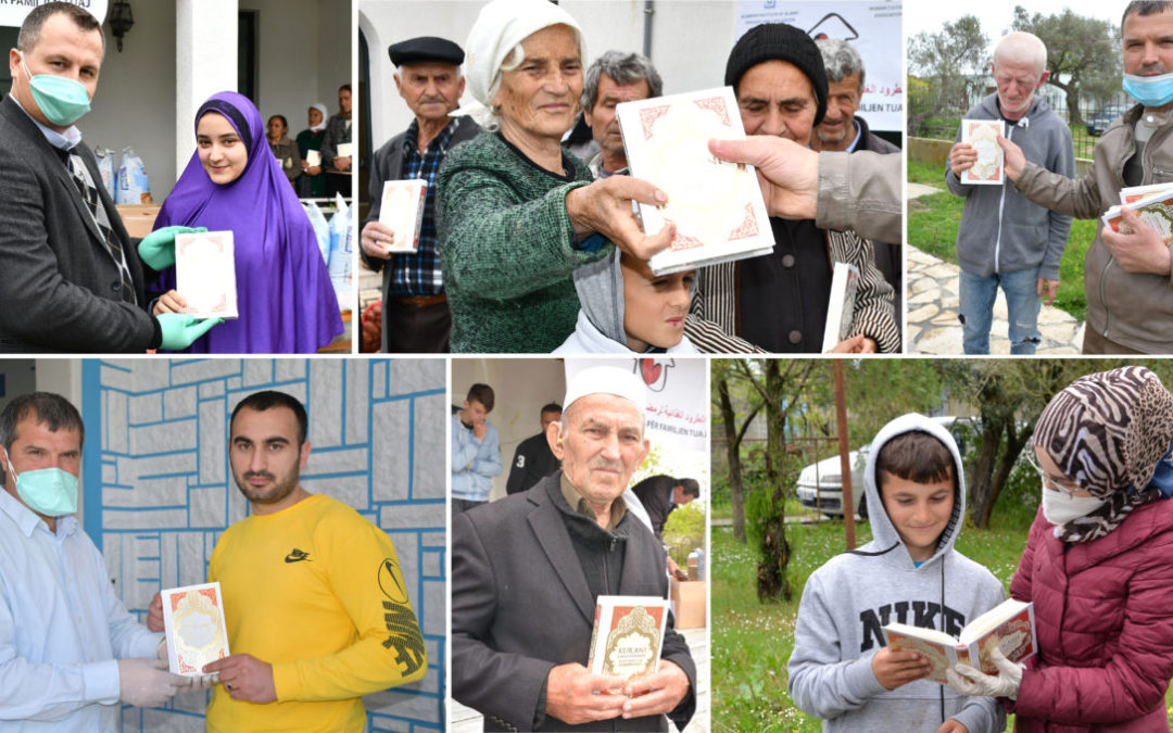 المركز الألباني للفكر والحضارة الإسلامية يتبرع بمئات من نسخ القرآن الكريم مع حلول شهر رمضان المبارك