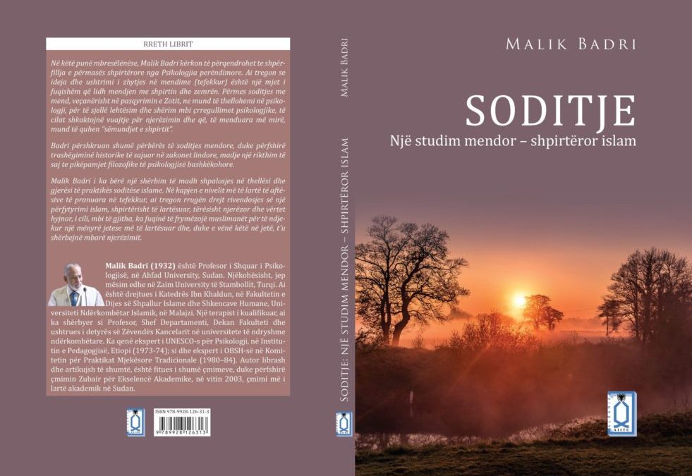 Doli nga shtypi libri “Soditje, një studim mendor – shpirtëror islam”