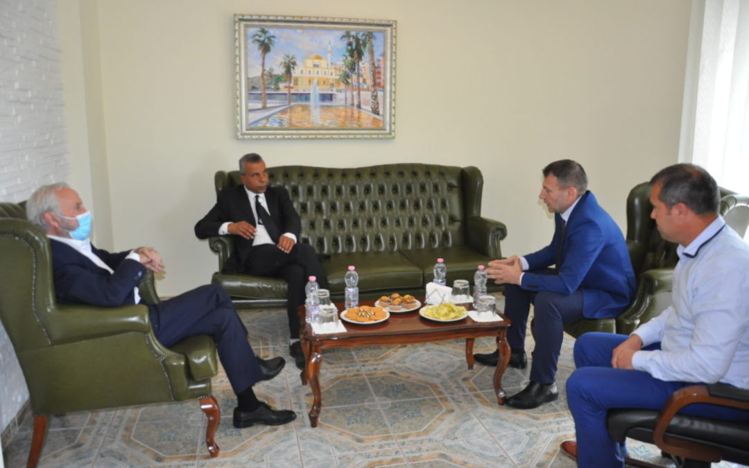 Konsulli i Ambasadës së Palestinës në Tiranë pritet nga drejtues të AIITC