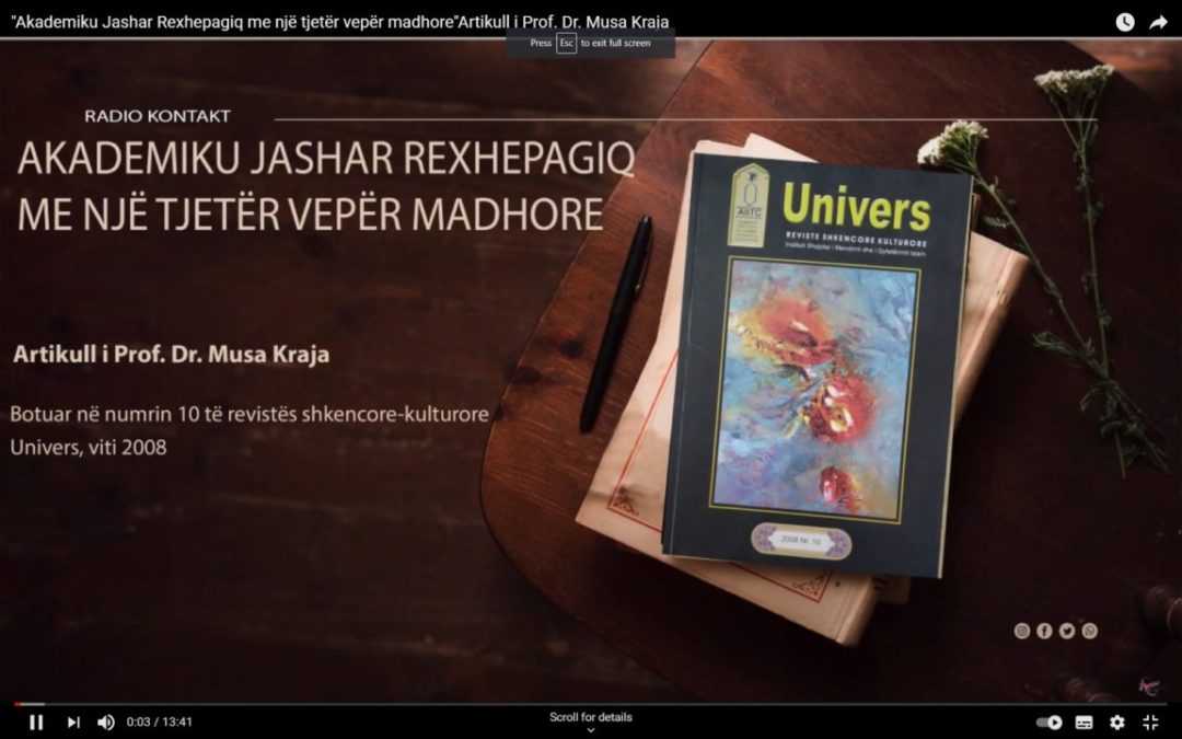 Pasqyrimi i artikujve të revistës “Univers” në Media Kontakt