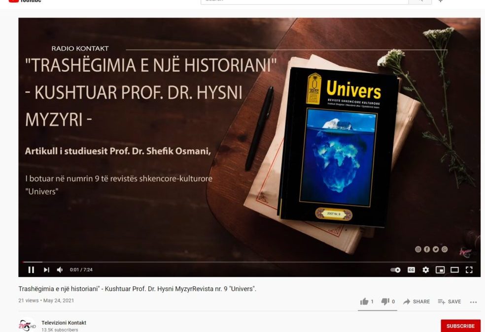 Disa prej artikujve të revistës “Univers” ndër vite, tashmë edhe në Media Kontakt